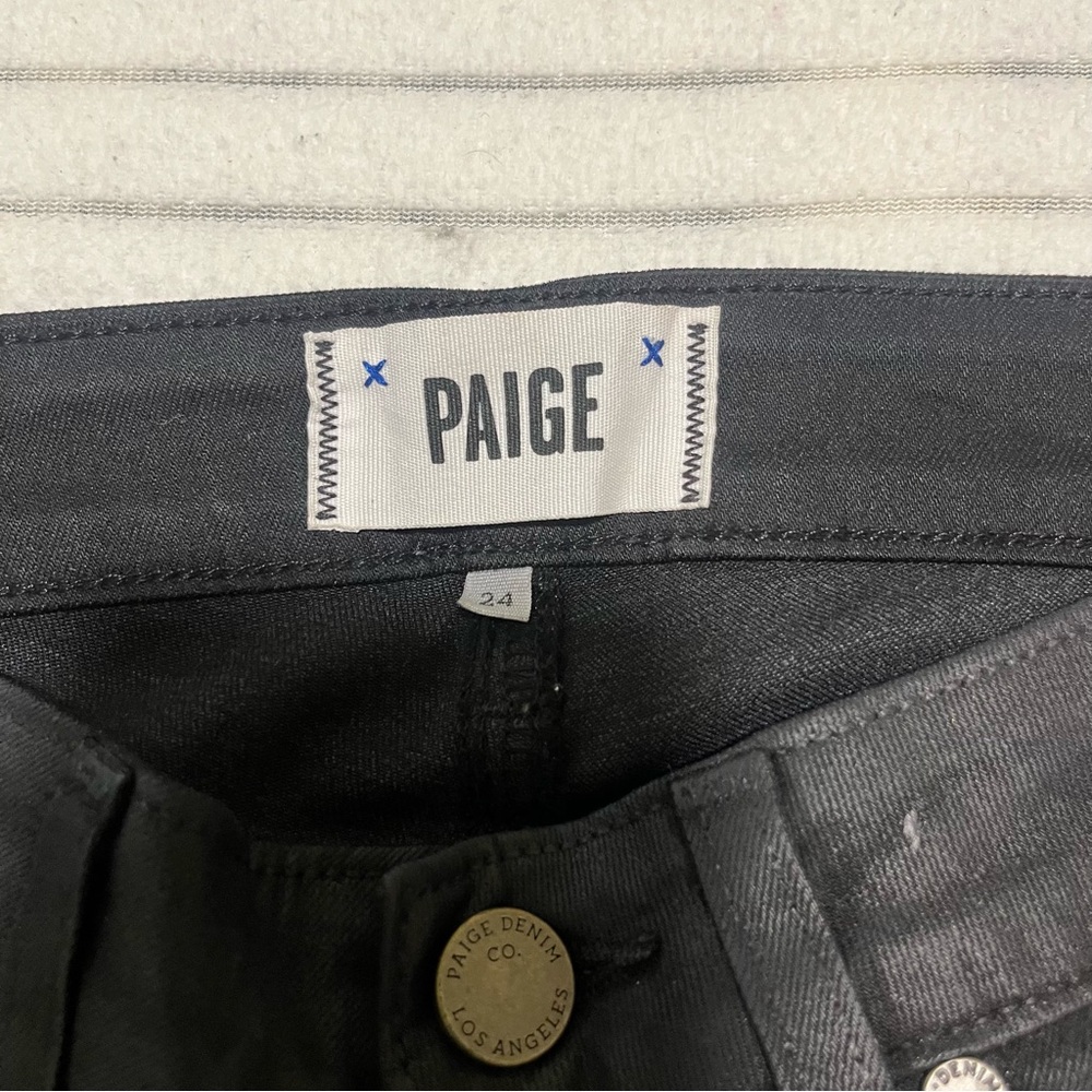PAIGE Wax Coated Jeans - Picture 6 of 11